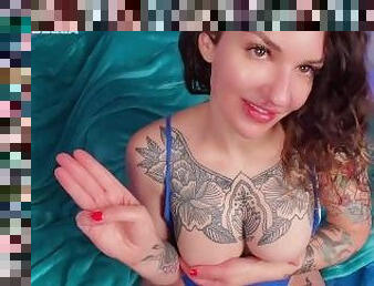 masturbação, gozando, fetiche, domínio-feminino, tatuagem