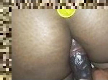 gros-nichons, levrette, énorme, chatte-pussy, amateur, ejaculation-sur-le-corps, ébène, ados, maison, black