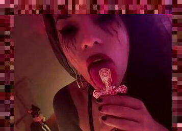 ekstrem, hardcore, creampie, bdsm, søt, dominans, halloween, røff