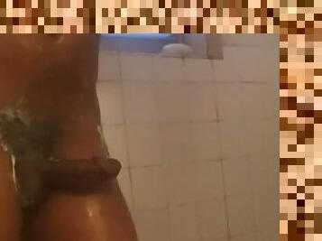 Gay Sissy Taking A Shower