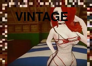 CherryErosXoXo VR Vintage Pornstar Gives you 1st Blowjob & Titfuck Ever!