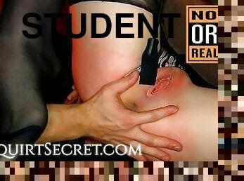 klit, gammel, fisse-pussy, skolepige, sprøjte, student, teenager, bdsm, fingering, universitet