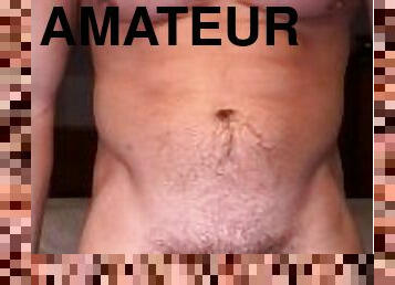 baignade, masturbation, amateur, énorme-bite, douche, solo, musclé, bite