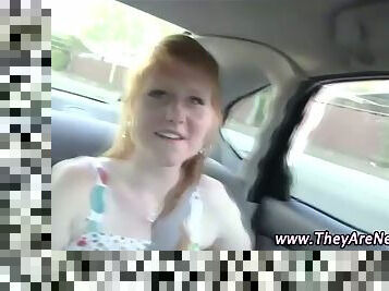 Horny teen redhead amateur