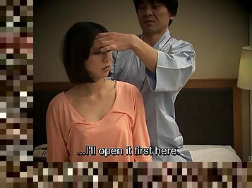 Subtitled Japanese hotel massage oral sex nanpa in HD