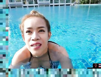 Amateur big boobs Thai girlfriend sex with her boyfriend in a hotel room