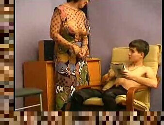 Naked teen guy and his experienced lover mad act for you!